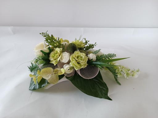 IKEBANA 1 ZLATÁ KVETINÁČKA PRE DEKROVÉ ZLOŽENIE 24CM