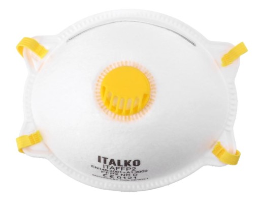 OCHRANNÁ FILTRAČNÁ POLOMASKA S VENTILOM FFP2