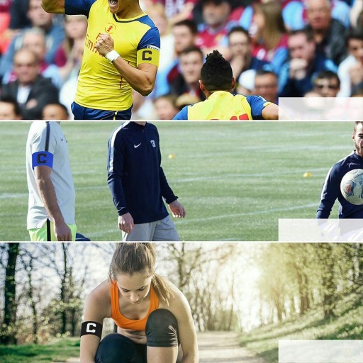 KAPITÁNSKA KAPELA ČIERNY ŽLTÝ FUTBALOVÝ KAPITÁN