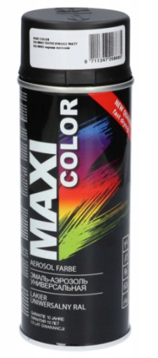 MAXI FARBA RAL 9005 MATNÁ FARBA ČIERNY MATNÝ LAK