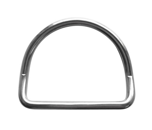 PÁSKA NA OPASOK, nehrdzavejúca oceľ - OHÝBANÝ PRSTEŇ D 5X40MM A4