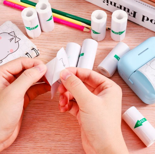 SAMOLEPIACI TERMOPAPIER PRE TEPLOtlačiareň DRUKUŚ 10 VALCOV, BIELY