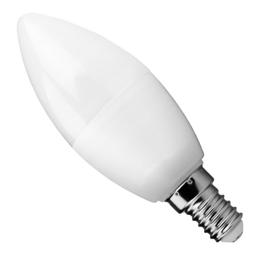 NEBLIKAJÚCA CCD LED ŽIAROVKA VÝKONNÁ ÚSPORA ENERGIE E14 8W 858LM NEUTRÁL