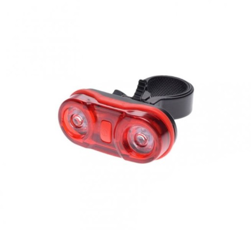 Leoshi LED zadné svetlo na bicykel 2x0,5W 2xAAA