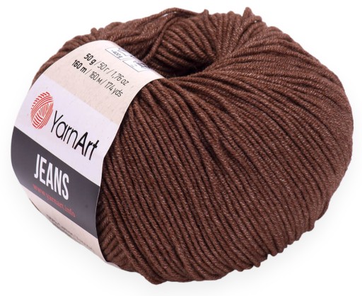 Jeans YarnArt priadza, HNEDÁ farba 70
