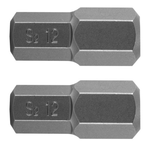HEX hrot 12 x 30 mm, S2 x 2 ks.