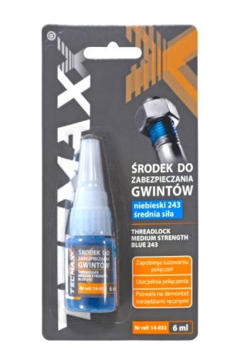 Tecmaxx lepidlo 6 ml modré