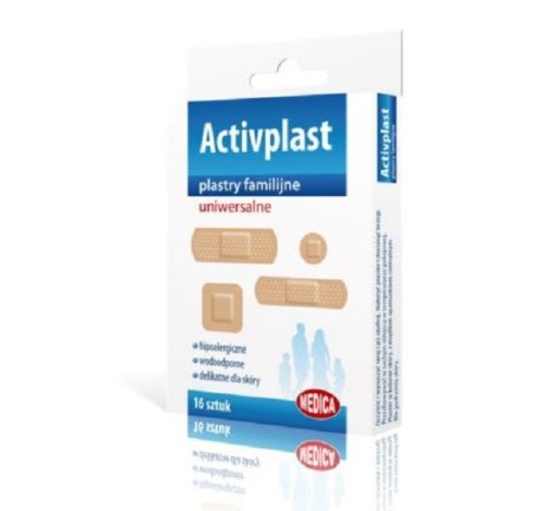 Sada náplastí a obväzu Medica 16 ks.