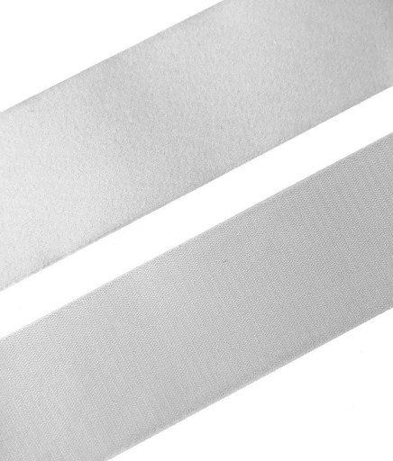 VELCRO PÁSKA VELCRO 10cm OBOJSTRANA BIELA 100mm - 1mb