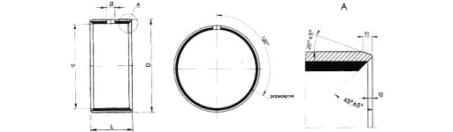 TUP2 posuvné puzdro fi 10mm, dĺžka 15mm