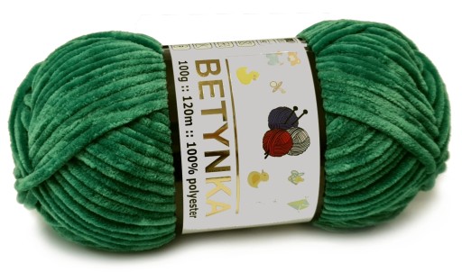 BETTYNKA SOFT detská priadza pre maskotov GREEN 331