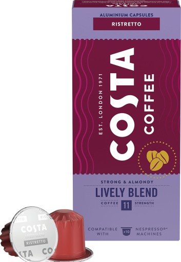 Costa Coffee Lively Blend kapsule 10 ks.