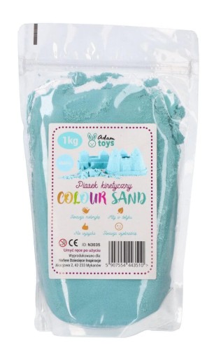 Leštiaci kinetický piesok 1 kg, modrý