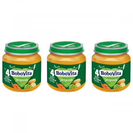 Bobovita Zeleninová polievka po 4 mesiacoch 3 x 125 g