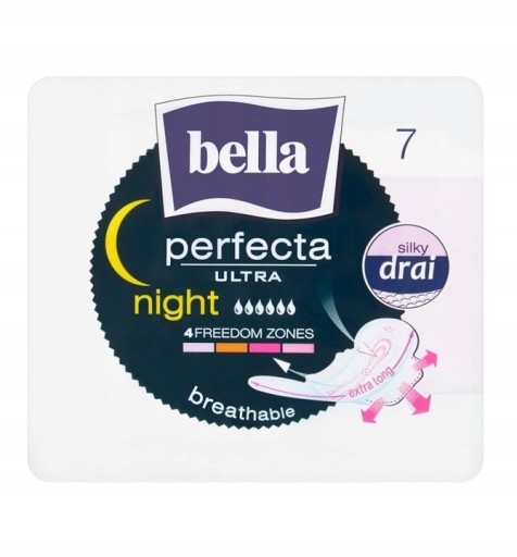 Bella Perfecta Ultra nočné hygienické vložky 7 kusov