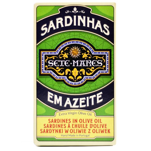 Sardinky v extra panenskom olivovom oleji 120g Sete Mares