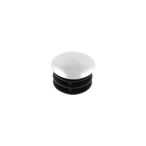 Plochá koncovka pre 25mm rúrku - chróm