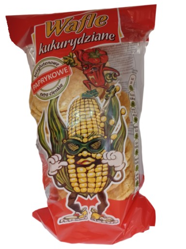 Kukuričné oblátky paprikové - bezlepkové 100g
