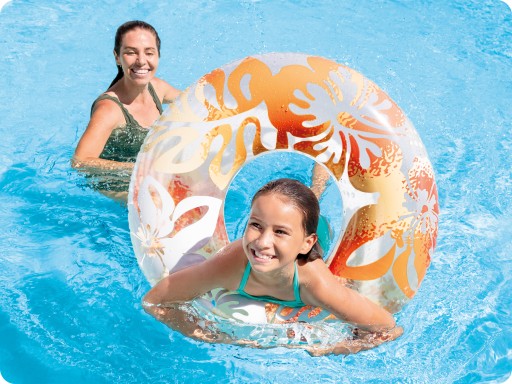 Nafukovací kruh na plávanie XL 91cm INTEX