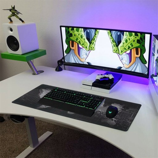 VEĽKÁ KLÁVESNICA PODLOŽKA POD MYŠ PRE CELÝ STOL GAMING 90X40CM XXL