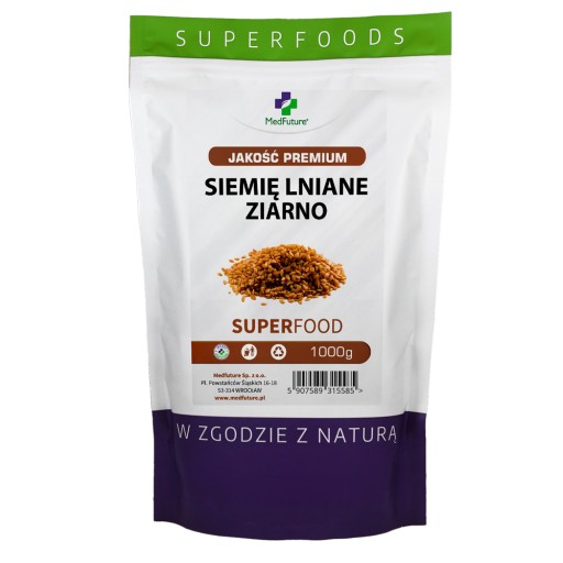 Ľanové semienko čisté 1 kg