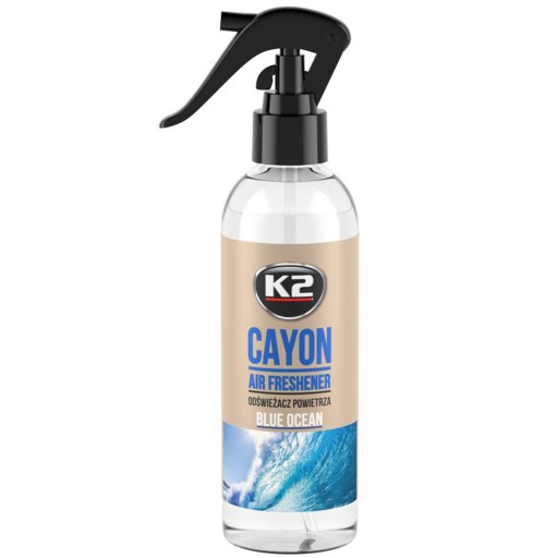 K2 Profesionálny osviežovač vzduchu do auta CAYON BLUE OCEAN 250ml