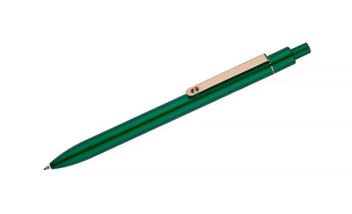 Štýlové matné hliníkové GEL PEN so zlatým klipom