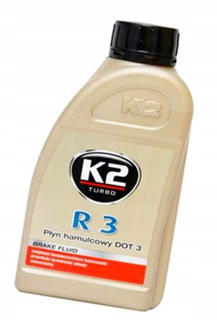 BRZDOVÁ KVAPALINA K2 TURBO R3 DOT3 500 ml UNIVERZ