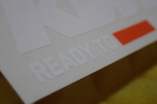 NÁLEPKA KTM LOGO NÁLEPKA 8,3 x 3,5 cm