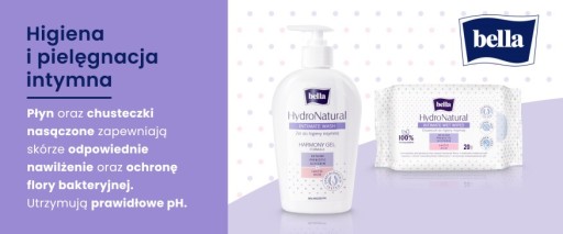 BELLA HYDRO NATURAL GEL na intímnu hygienu 300 ml