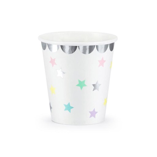 UNICORN STARS papierové poháre 6 ks/180ml