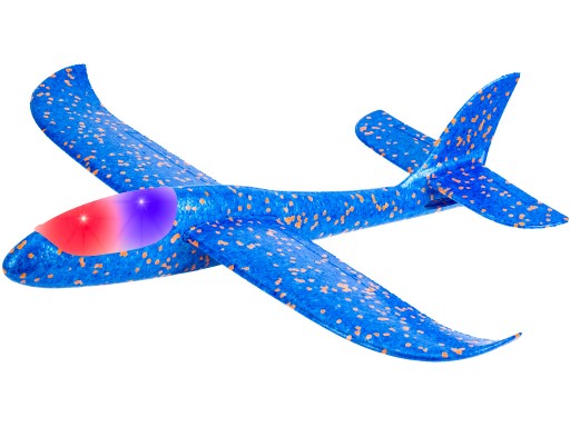 STYROPENOVÝ LIETADOVÝ KLUZÁK 47 CM SO SVIETIACI LED