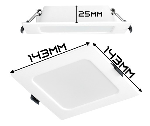 LED PANELOVÉ STROPNÉ SVIETIDLO 12W / 3 FARBY