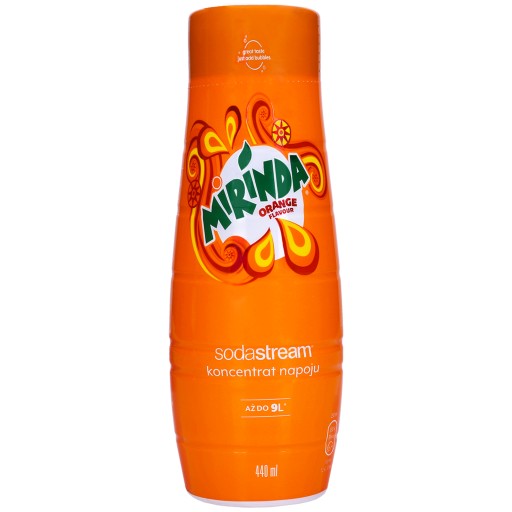 Mirinda sirupový koncentrát do SodaStream carbonator 9l nápoja so 440ml šťavy