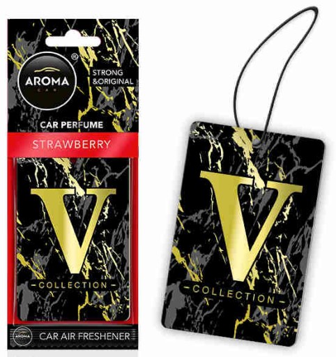 VÔŇA DO AUTA AROMA AUTOCELULÓZOVÁ V-COLLECTION JAHODA JAHODA