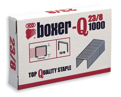 Sponky ICO Boxer 23/8 1000 ks, pozink