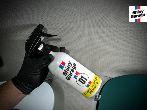 Shiny Garage Fabric Cleaner Shampoo 500 ml - na umývanie stropných vložiek, Alcantara