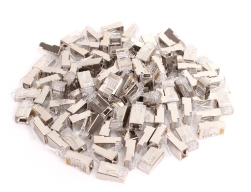 SIEŤOVÁ ZÁSTRČKA GETFORT RJ45, CAT.5E, tienená