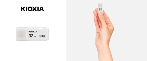 KIOXIA 32GB USB 3.0 kľúč Hayabusa U301 WHITE