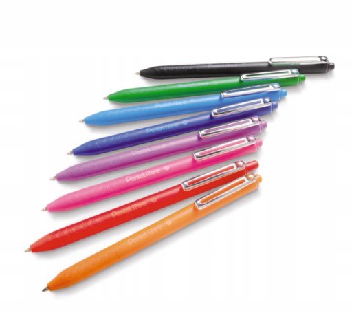 Pentel iZee BX467 automatické guľôčkové pero ružové