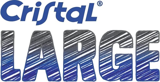 BIC CRISTAL VEĽKÝ ČIERNY GUĽOVÝ BOD S ČIAPKOM KANCELÁRSKA SCHOOL HEAVY