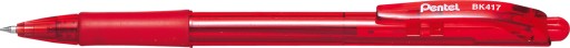 Automatické guľôčkové pero BK417 WOW PENTEL červené OFFICE