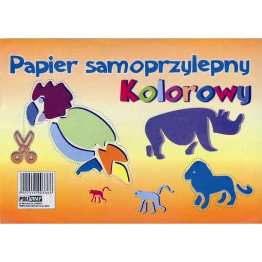 Farebný samolepiaci papier A5 1 ks.