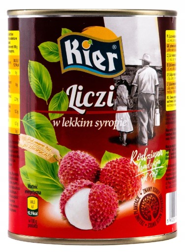 Liči v light sirupe - lahodné ovocie z Číny