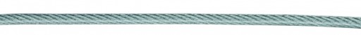 Oceľové lanko, priemer 6 mm, pozinkované, potiahnuté PVC, cena za 1 meter