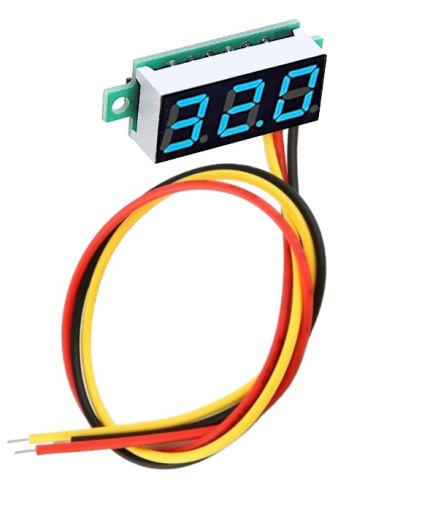 515 Indikátorový merač napätia 0-99V LED voltmeter