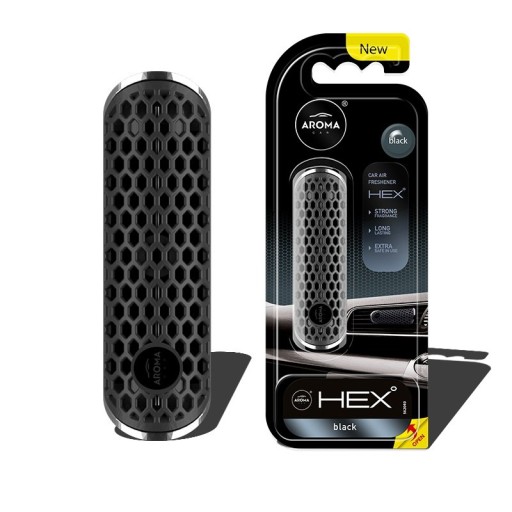 AROMA AUTO HEX POLYMÉR ČIERNA VÔŇA DO AUTO