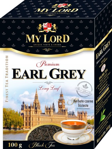 Malwa Earl Grey čierny listový čaj 100 g