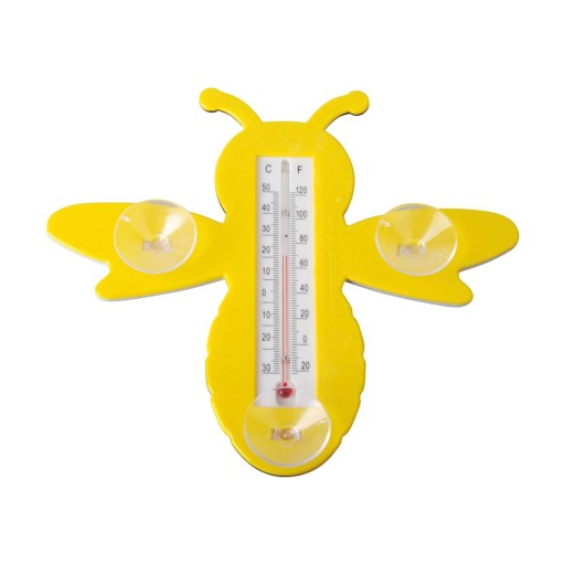 Okenný teplomer Včelie prísavky 20cm Dekorácia