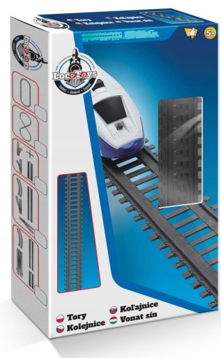 Loco Toys Koľajnice a vypínače - rozširujúca sada